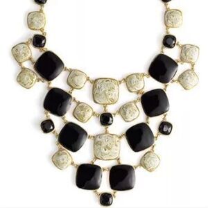 Kate Spade New York Cobblestone Enamel Bib Statement Necklace
